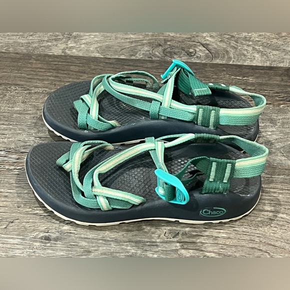 Chaco Green Strappy Sandals - Picture 3 of 5